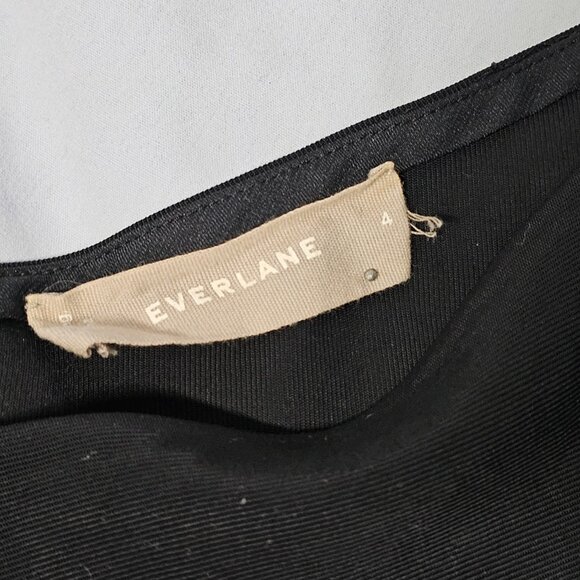Everlane The Ultimate Crop Jumpsuit Women's Size 4 Black Wide Leg - Picture 5 of 14